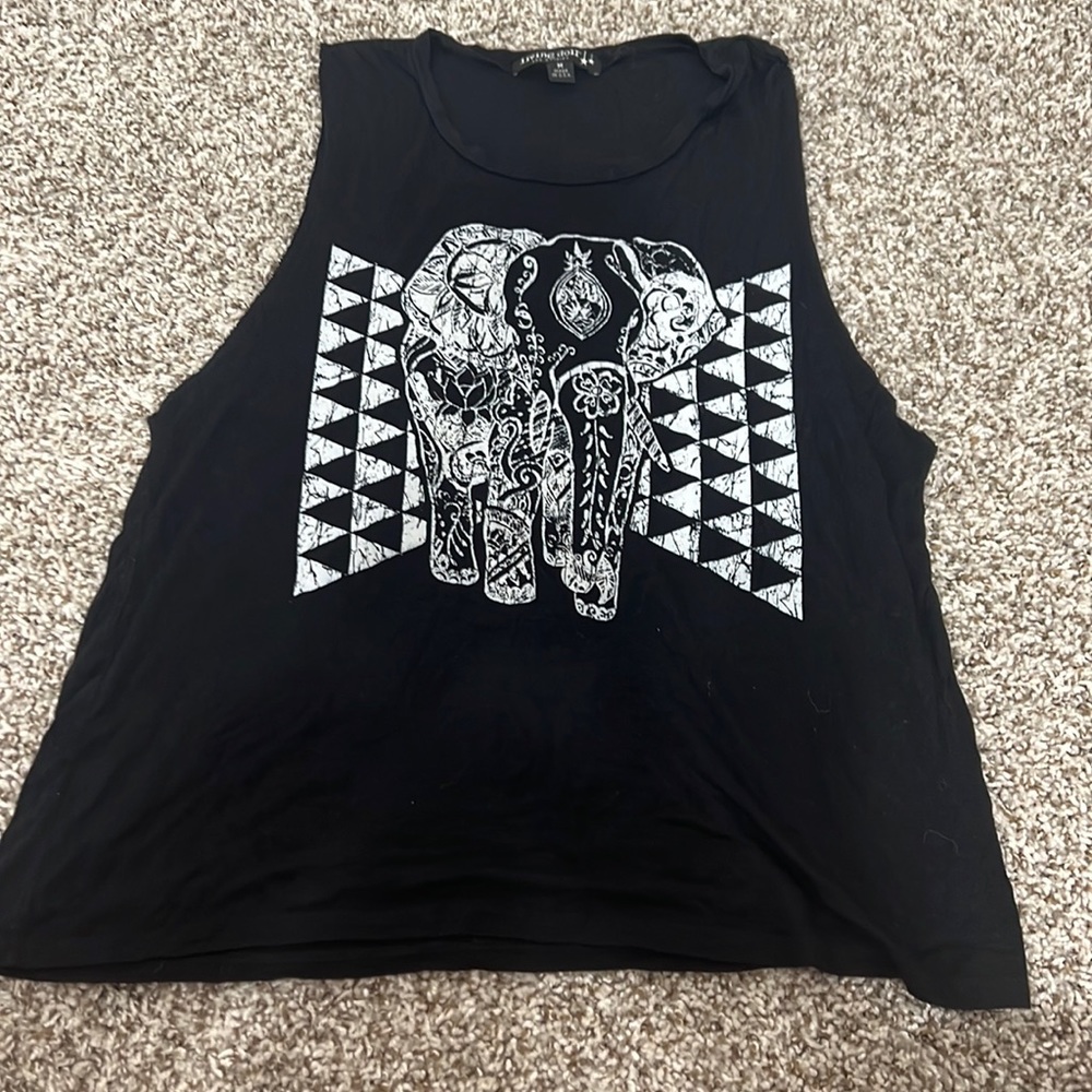 Black elephant shirt